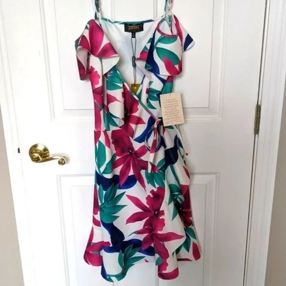 NWT Alexia Admor for Boston Proper wrap dress. Size 10. - Picture 6 of 7